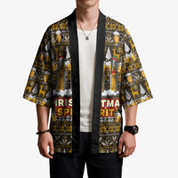 Spirit Beer Christmas Kimono Xmas Holiday Patterns - Wonder Print Shop