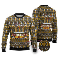 Spirit Beer Christmas Ugly Christmas Sweater Xmas Holiday Patterns - Wonder Print Shop