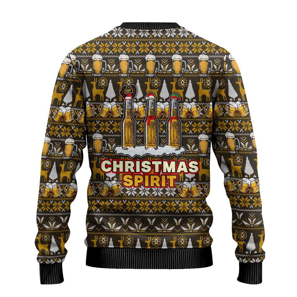 Spirit Beer Christmas Ugly Christmas Sweater Xmas Holiday Patterns - Wonder Print Shop