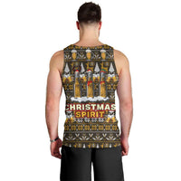 Spirit Beer Christmas Men Tank Top Xmas Holiday Patterns - Wonder Print Shop