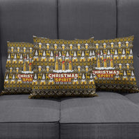 Spirit Beer Christmas Pillow Cover Xmas Holiday Patterns - Wonder Print Shop