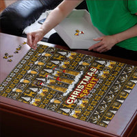 Spirit Beer Christmas Puzzle Xmas Holiday Patterns - Wonder Print Shop