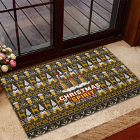 Spirit Beer Christmas Rubber Doormat Xmas Holiday Patterns - Wonder Print Shop