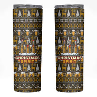 Spirit Beer Christmas Skinny Tumbler Xmas Holiday Patterns - Wonder Print Shop