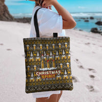 Spirit Beer Christmas Tote Bag Xmas Holiday Patterns - Wonder Print Shop