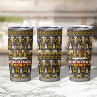 Spirit Beer Christmas Tumbler Cup Xmas Holiday Patterns - Wonder Print Shop