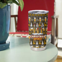 Spirit Beer Christmas Tumbler Cup Xmas Holiday Patterns - Wonder Print Shop