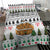Jordan Christmas Bedding Set with Petra Monastery Snow Christmas Trees and Candy Cane Pattern - Wonder Print Shop