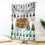 Jordan Christmas Blanket with Petra Monastery Snow Christmas Trees and Candy Cane Pattern - Wonder Print Shop