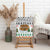 Jordan Christmas Canvas Wall Art with Petra Monastery Snow Christmas Trees and Candy Cane Pattern - Wonder Print Shop