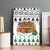 Jordan Christmas Canvas Wall Art with Petra Monastery Snow Christmas Trees and Candy Cane Pattern - Wonder Print Shop