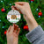 Jordan Christmas Ceramic Ornament with Petra Monastery Snow Christmas Trees and Candy Cane Pattern - Wonder Print Shop