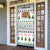 Jordan Christmas Door Cover with Petra Monastery Snow Christmas Trees and Candy Cane Pattern - Wonder Print Shop