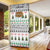 Jordan Christmas Door Cover with Petra Monastery Snow Christmas Trees and Candy Cane Pattern - Wonder Print Shop