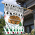 Jordan Christmas Garden Flag with Petra Monastery Snow Christmas Trees and Candy Cane Pattern - Wonder Print Shop