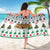 Jordan Christmas Sarong with Petra Monastery Snow Christmas Trees and Candy Cane Pattern - Wonder Print Shop