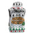 Jordan Christmas Sleeveless Zip Hoodie with Petra Monastery Snow Christmas Trees and Candy Cane Pattern - Wonder Print Shop