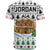 Jordan Christmas T Shirt with Petra Monastery Snow Christmas Trees and Candy Cane Pattern - Wonder Print Shop