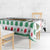 Jordan Christmas Tablecloth with Petra Monastery Snow Christmas Trees and Candy Cane Pattern - Wonder Print Shop