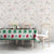 Jordan Christmas Tablecloth with Petra Monastery Snow Christmas Trees and Candy Cane Pattern - Wonder Print Shop
