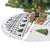 Jordan Christmas Tree Skirt with Petra Monastery Snow Christmas Trees and Candy Cane Pattern - Wonder Print Shop