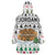 Jordan Christmas Wearable Blanket Hoodie with Petra Monastery Snow Christmas Trees and Candy Cane Pattern - Wonder Print Shop