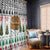 Jordan Christmas Window Curtain with Petra Monastery Snow Christmas Trees and Candy Cane Pattern - Wonder Print Shop