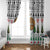 Jordan Christmas Window Curtain with Petra Monastery Snow Christmas Trees and Candy Cane Pattern - Wonder Print Shop
