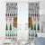 Jordan Christmas Window Curtain with Petra Monastery Snow Christmas Trees and Candy Cane Pattern - Wonder Print Shop