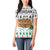 Jordan Christmas Women Polo Shirt with Petra Monastery Snow Christmas Trees and Candy Cane Pattern - Wonder Print Shop