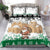 Jordan Christmas Bedding Set with Santa Snow Village Green and Black Snowflake Tree Pattern - Wonder Print Shop