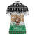 Jordan Christmas Women Polo Shirt with Santa Snow Village Green and Black Snowflake Tree Pattern - Wonder Print Shop