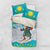 Kazakhstan Christmas Bedding Set with Santa Skiing in Traditional Outfit Snow Mountain and Sun Pattern - Wonder Print Shop