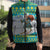 Kazakhstan Christmas Sleeveless Puffer Jacket with Santa Skiing in Traditional Outfit Snow Mountain and Sun Pattern - Wonder Print Shop