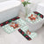 Kuwait Christmas Bathroom Set with Santa Taking Selfie Kuwait Towers Reindeer and Snowflake - Wonder Print Shop