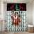 Kuwait Christmas Bathroom Set with Santa Taking Selfie Kuwait Towers Reindeer and Snowflake - Wonder Print Shop