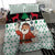 Kuwait Christmas Bedding Set with Santa Taking Selfie Kuwait Towers Reindeer and Snowflake - Wonder Print Shop