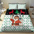 Kuwait Christmas Bedding Set with Santa Taking Selfie Kuwait Towers Reindeer and Snowflake - Wonder Print Shop