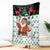 Kuwait Christmas Blanket with Santa Taking Selfie Kuwait Towers Reindeer and Snowflake - Wonder Print Shop