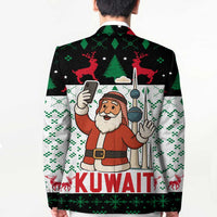 Kuwait Christmas Blazer with Santa Taking Selfie Kuwait Towers Reindeer and Snowflake - Wonder Print Shop