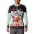Kuwait Christmas Button Sweatshirt with Santa Taking Selfie Kuwait Towers Reindeer and Snowflake - Wonder Print Shop