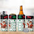 Kuwait Christmas 4 in 1 Can Cooler Tumbler with Santa Taking Selfie Kuwait Towers Reindeer and Snowflake - Wonder Print Shop