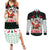 Kuwait Christmas Couples Matching Summer Maxi Dress and Long Sleeve Button Shirt with Santa Taking Selfie Kuwait Towers Reindeer and Snowflake - Wonder Print Shop