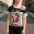 Kuwait Christmas Cross Shoulder Shirt with Santa Taking Selfie Kuwait Towers Reindeer and Snowflake - Wonder Print Shop
