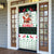 Kuwait Christmas Door Cover with Santa Taking Selfie Kuwait Towers Reindeer and Snowflake - Wonder Print Shop