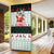 Kuwait Christmas Door Cover with Santa Taking Selfie Kuwait Towers Reindeer and Snowflake - Wonder Print Shop