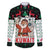 Kuwait Christmas Family Matching Long Sleeve Bodycon Dress and Hawaiian Shirt with Santa Taking Selfie Kuwait Towers Reindeer and Snowflake - Wonder Print Shop