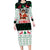 Kuwait Christmas Family Matching Long Sleeve Bodycon Dress and Hawaiian Shirt with Santa Taking Selfie Kuwait Towers Reindeer and Snowflake - Wonder Print Shop