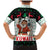 Kuwait Christmas Family Matching Mermaid Dress and Hawaiian Shirt with Santa Taking Selfie Kuwait Towers Reindeer and Snowflake - Wonder Print Shop