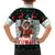 Kuwait Christmas Family Matching Off The Shoulder Long Sleeve Dress and Hawaiian Shirt with Santa Taking Selfie Kuwait Towers Reindeer and Snowflake - Wonder Print Shop
